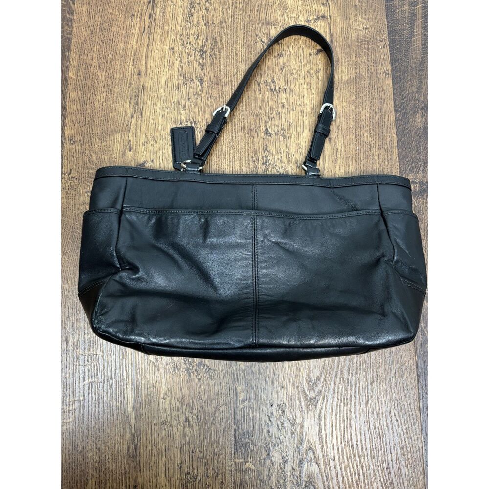 Coach Gallery East West Leather Carryall Tote Bag - Picture 7 of 7